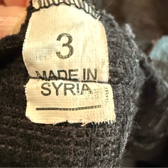 Long Skirt Black Midi A-Line Corduroy Rhinestones on Beltloops Women's Size 3 - Picture 7 of 7